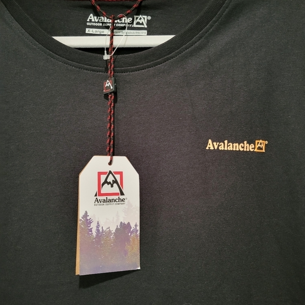 Avalanche Men's Black Long Sleeve Shirt - Picture 3 of 11